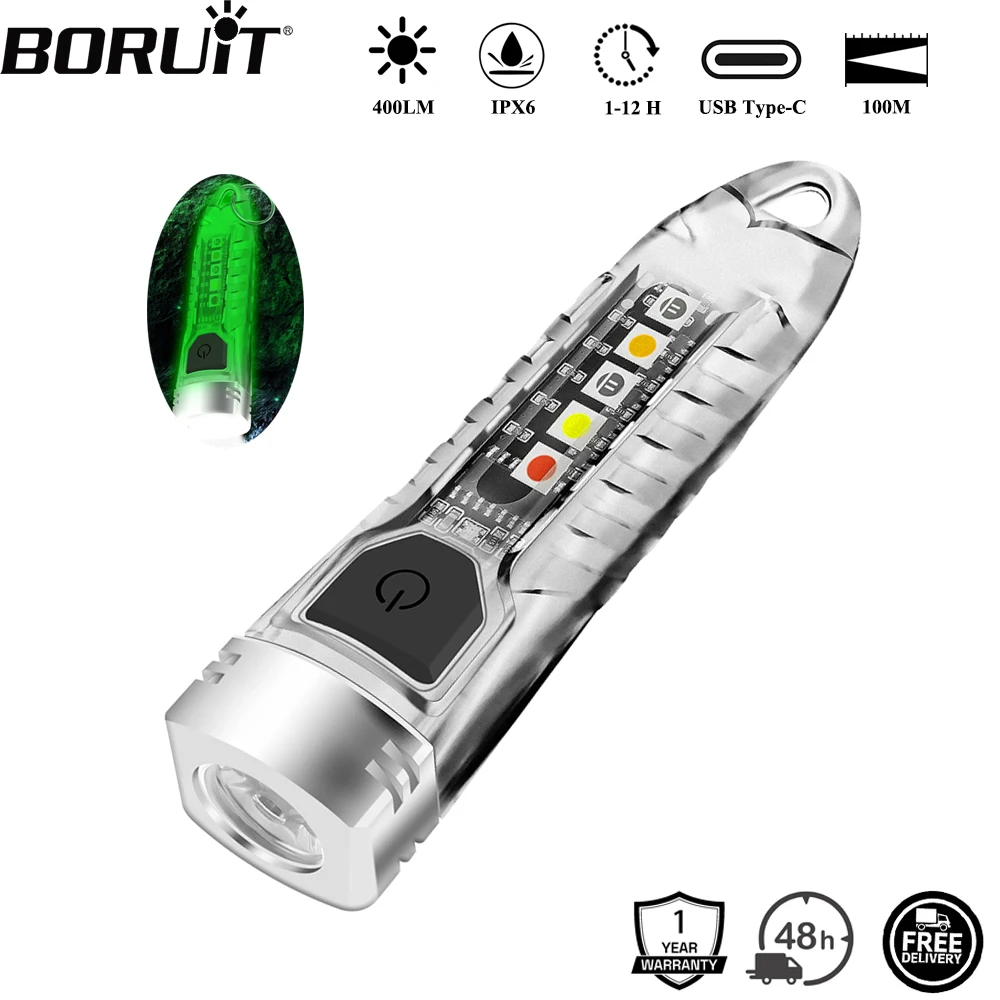 kf-S364a8a11db4b41528b97ec605d22d612o Keychain LED Flashlight - Image 1
