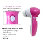 Electric 5 IN 1 Electric Facial Cleaner Brush - Image 3