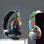 Graffiti Bluetooth Headphones LED Light Game