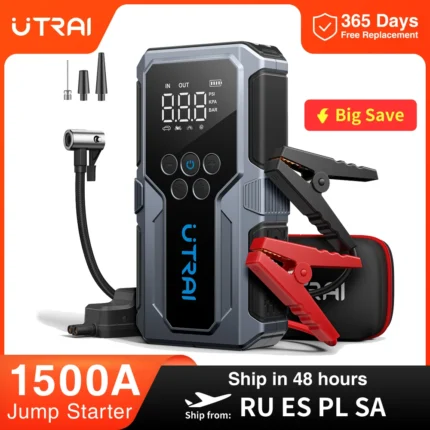 1500A Car Jump Starter Power Bank Portable