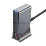 10 Port 800W Fast Charging Block Desktop - Image 2
