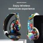 Graffiti Bluetooth Headphones LED Light Game - Image 6