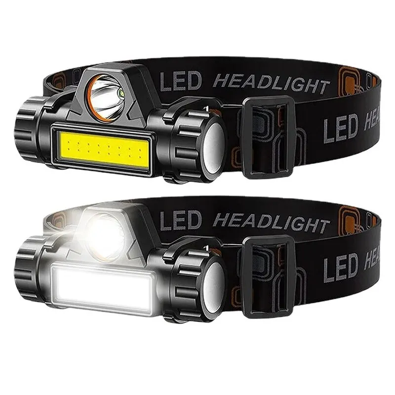 kf-Se581cb1dde9f4d6694bd75db8ac4c98aK Rechargeable COB LED USB Headlamp - Image 1